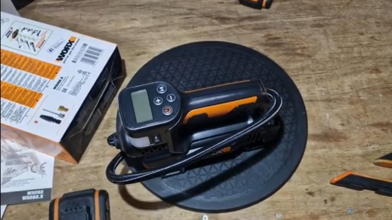 The BEST worx tool I never knew I needed: wx092 20v power tool tyre inflator
