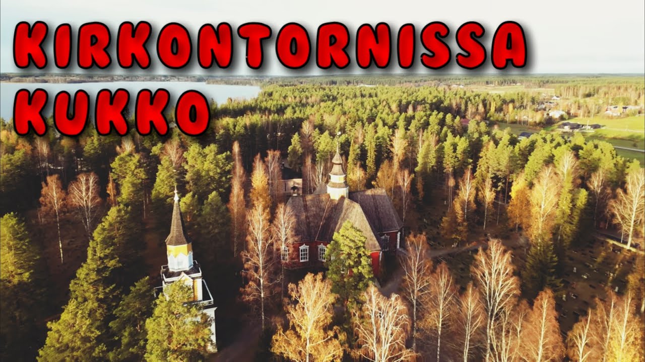Kuortane kirkko & Tornissa kukko