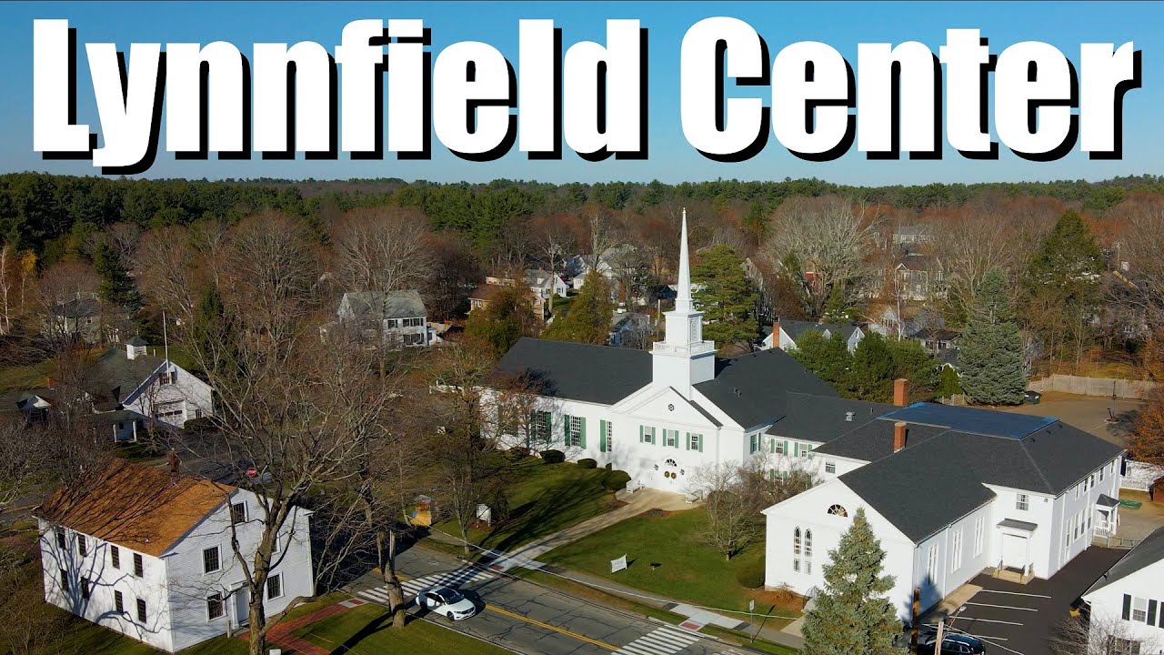 Drone Flight around Lynnfield's Cozy Town Center