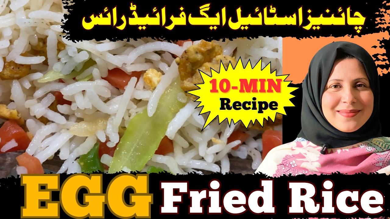 How to make egg fried rice | egg fried rice recipe | Farhat food studio 