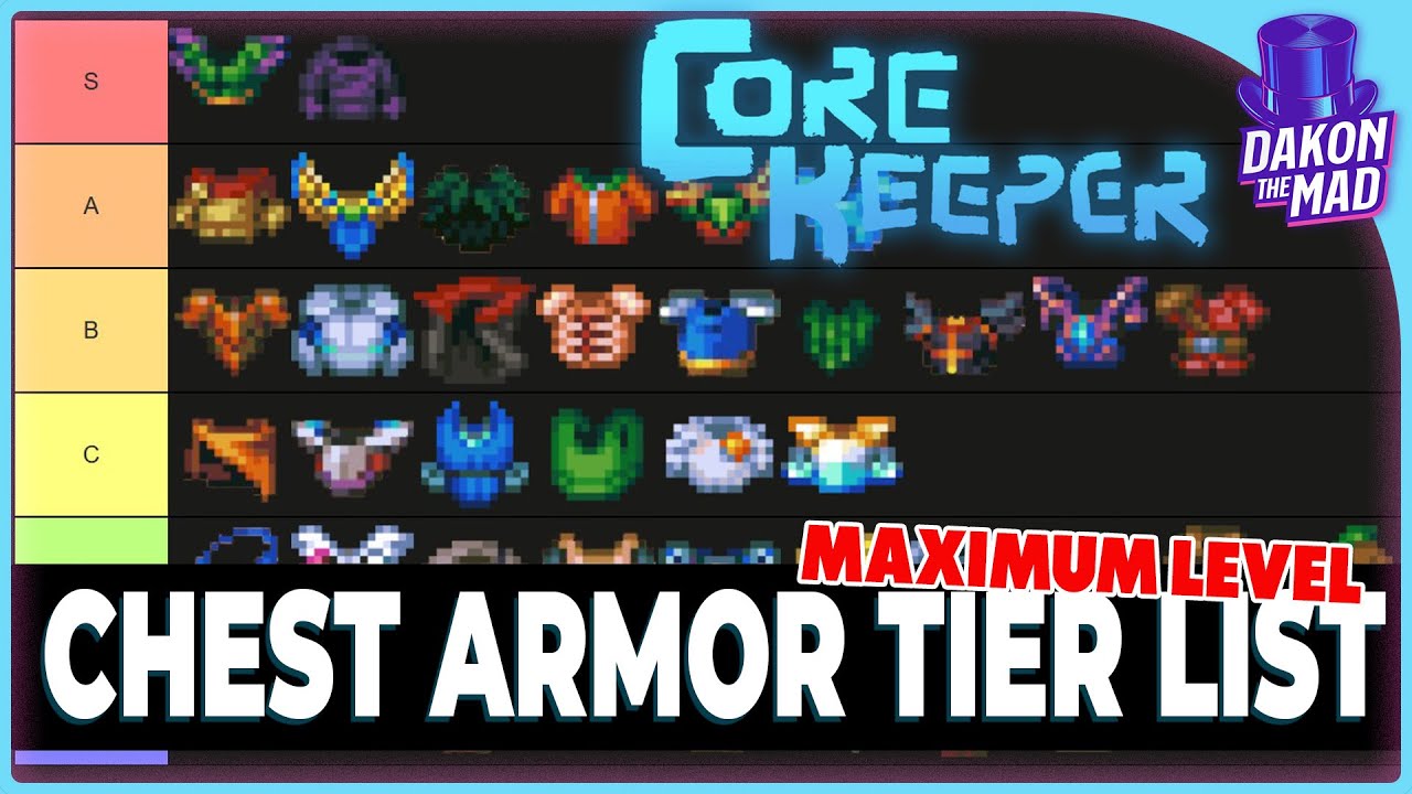 Core Keeper EA | Chest Armor Tier List Max Level