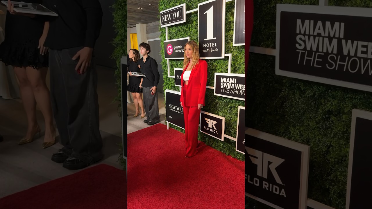 Ashley Benson wearing Reiss arrives at the 2024 NEW YOU Beauty Awards Ceremony
