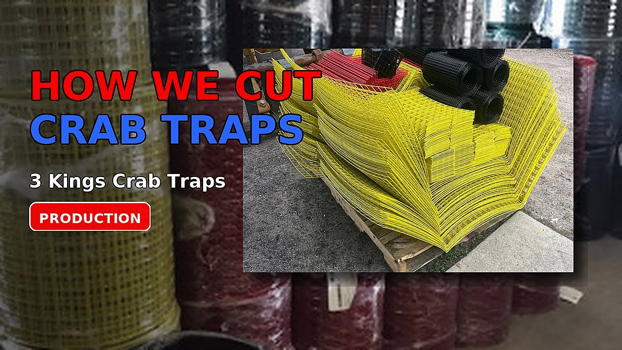 How we cut/bend Crab Traps in mass production. 