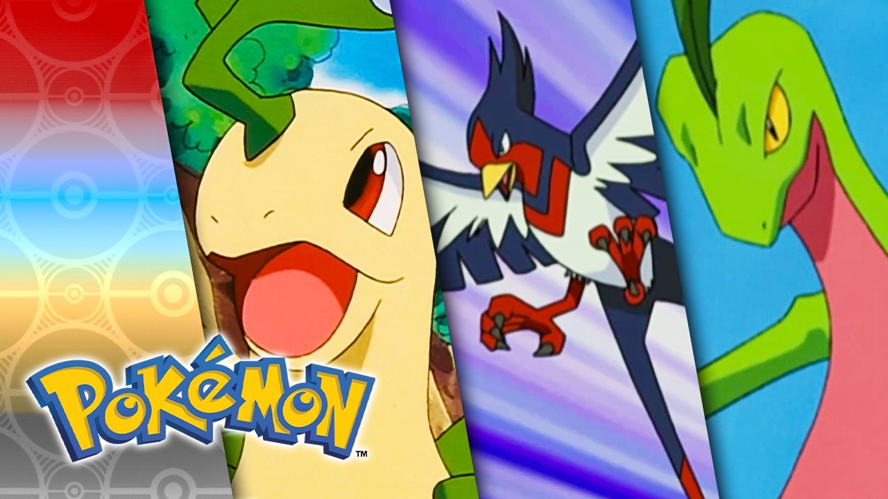 Ash's Johto and Hoenn Region Pok&eacute;mon Evolutions | Pok&eacute;mon Seasons 4-9