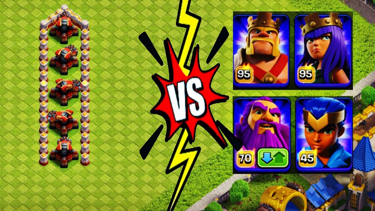 coc heroes vs scatter shot | clash of clans | coc new event | coc new challenge | coc viral