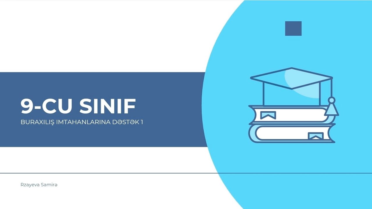 #9-cu sinif buraxılış imtahanına dəstək 1