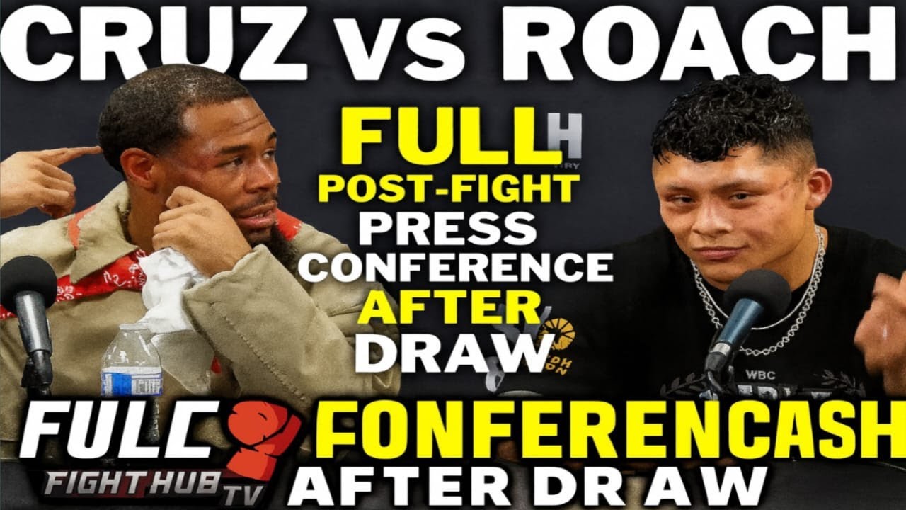 Isaac “Pitbull” Cruz vs Lamont Roach: Explosive Post-Fight Press Conference After Shocking Draw!