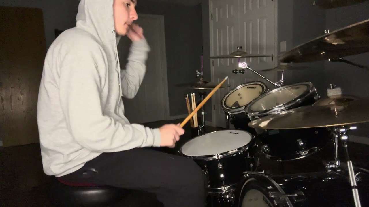 14 yo Slam Metal drumming. No triggers no cheating. #blastbeats