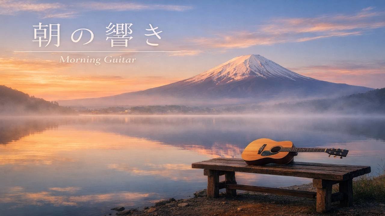 作業・勉強・安眠に寄り添う、和の朝ギター音楽