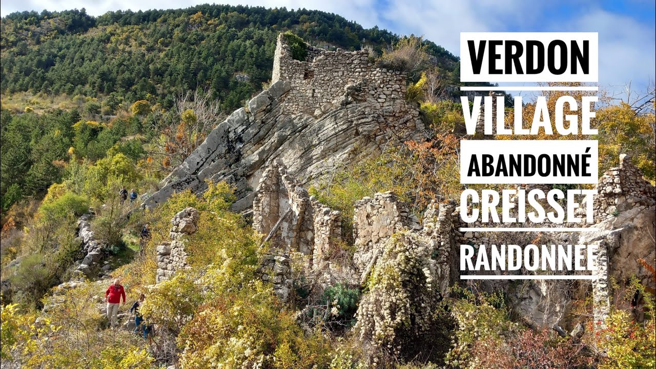 Haute Provence: le village abandonné de Creisset