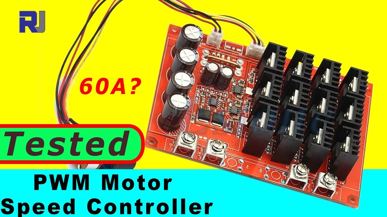 Review of DC 10-50V 60A 3000W Motor Speed Control PWM Controller  module XY-1260- RJT327