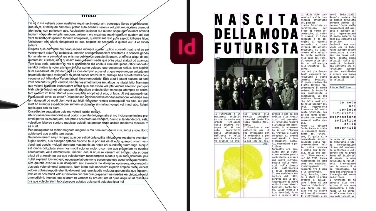 Gabbie e Colonne per un'impaginazione impeccabile - Indesign tutorial