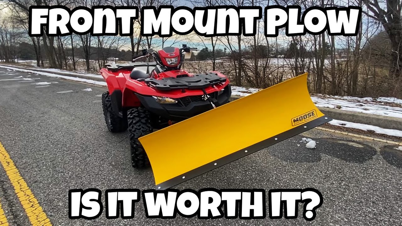 Moose Utility Front Mount Plow Setup - Full Walkaround