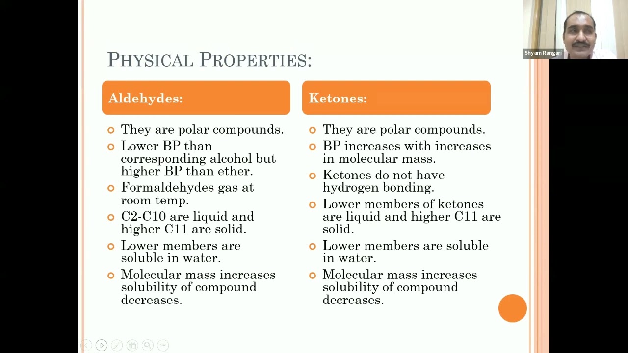 Organic Chemistry I: Aldehyde & Ketone: Mr. Shyam Rangari