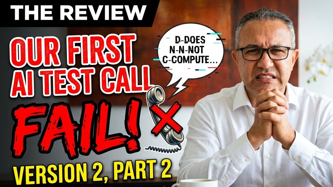 Our First AI receptionist was really bad - Test Call - Version 2 Part 2