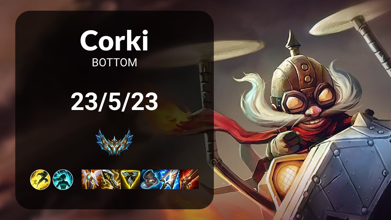 Corki vs Ezreal BOTTOM - KR CHALLENGER Patch 14.23