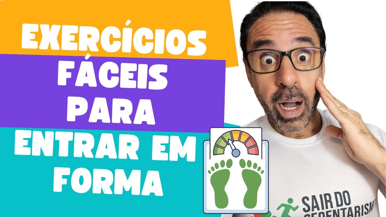 EXERCÍCIOS FÁCEIS e RÁPIDOS para ENTRAR em FORMA. APENAS 10 MIN.