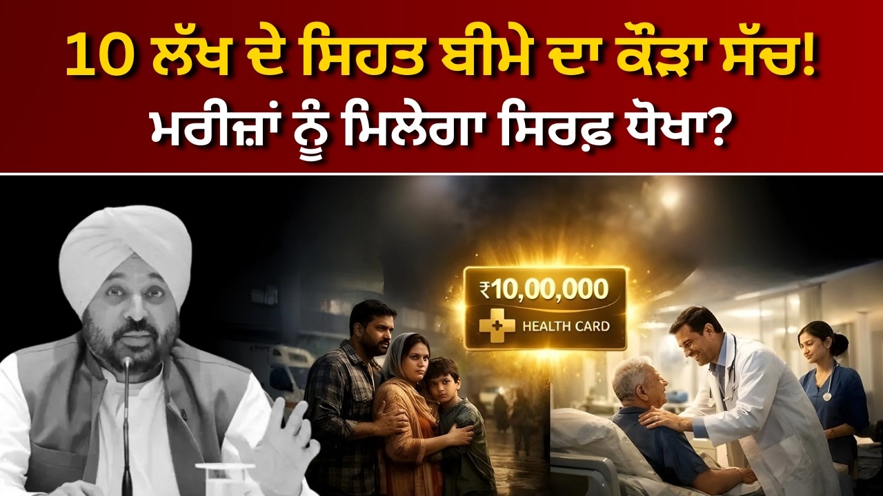 10 ਲੱਖ ਦੇ ਸਿਹਤ ਬੀਮੇ ਦਾ ਕੌੜਾ ਸੱਚ! ਮਰੀਜ਼ਾਂ ਨੂੰ ਮਿਲੇਗਾ ਸਿਰਫ਼ ਧੋਖਾ? | Special Report