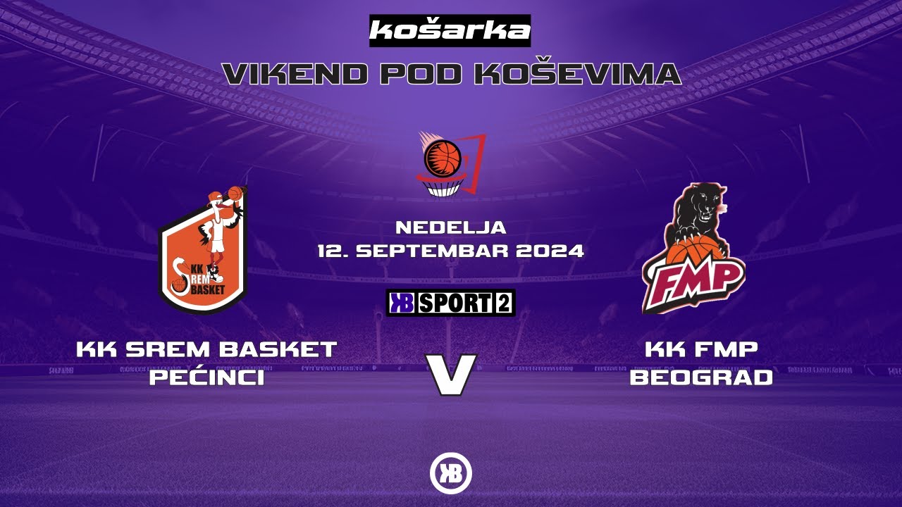 Mlađi pioniri: KK Srem Basket (Pećinci) - KK FMP (Beograd) 55:81 | 22.09.2024