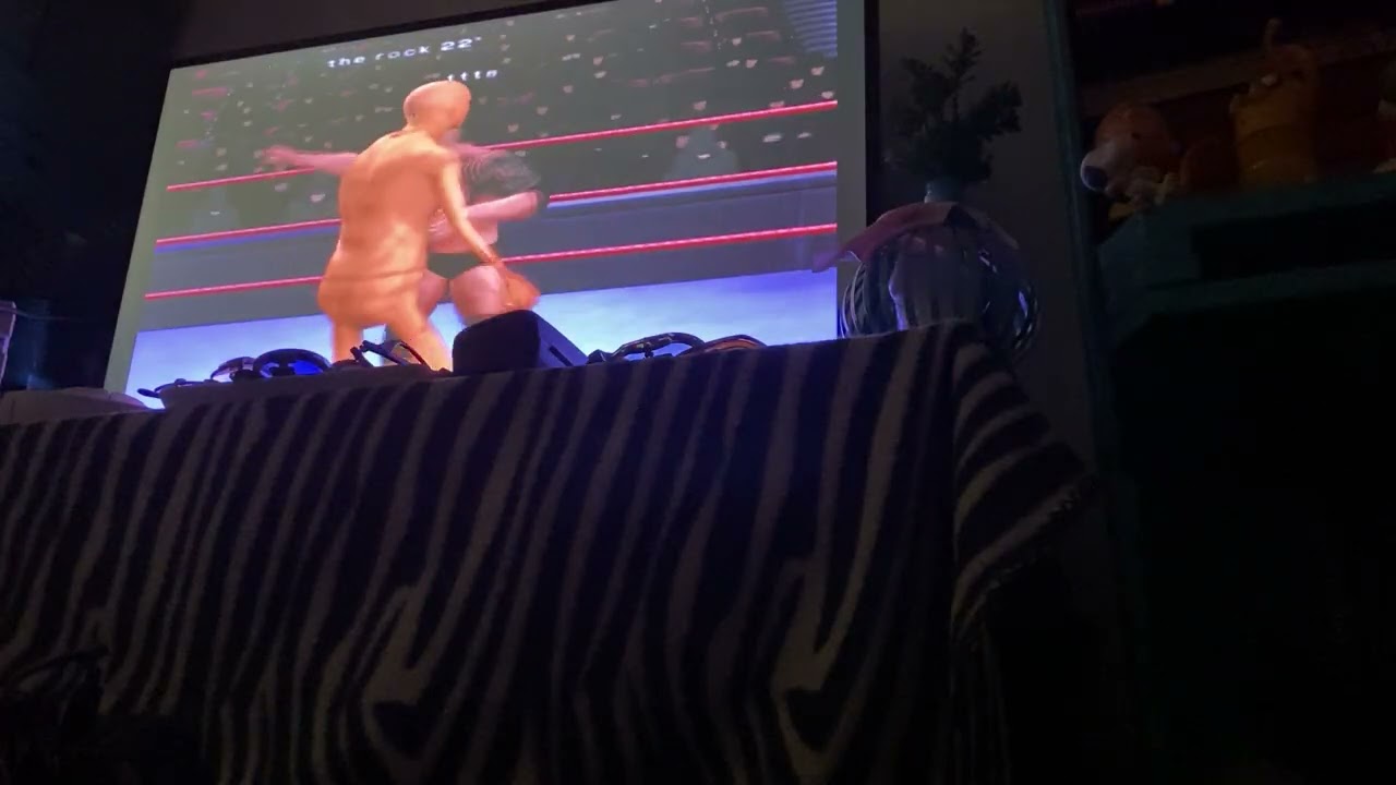 WWE SVR 2011 - the rock 22 vs team yt shorts