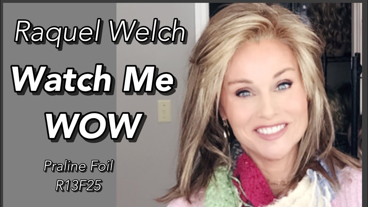 Raquel Welch WATCH ME WOW Wig Review | Praline Foil R13F25 | Beautiful BANGS!