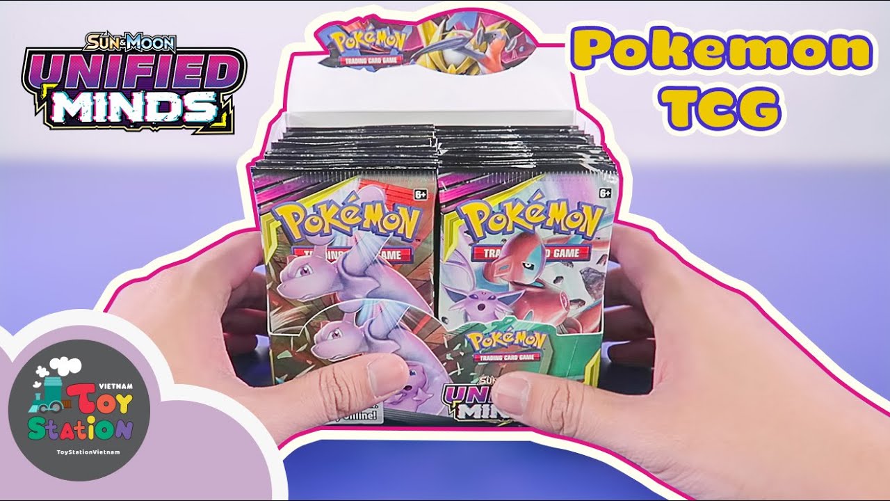 Mở 18 pack đầu tiên Pokemon TCG Unified Minds và kết quả ToyStation 431