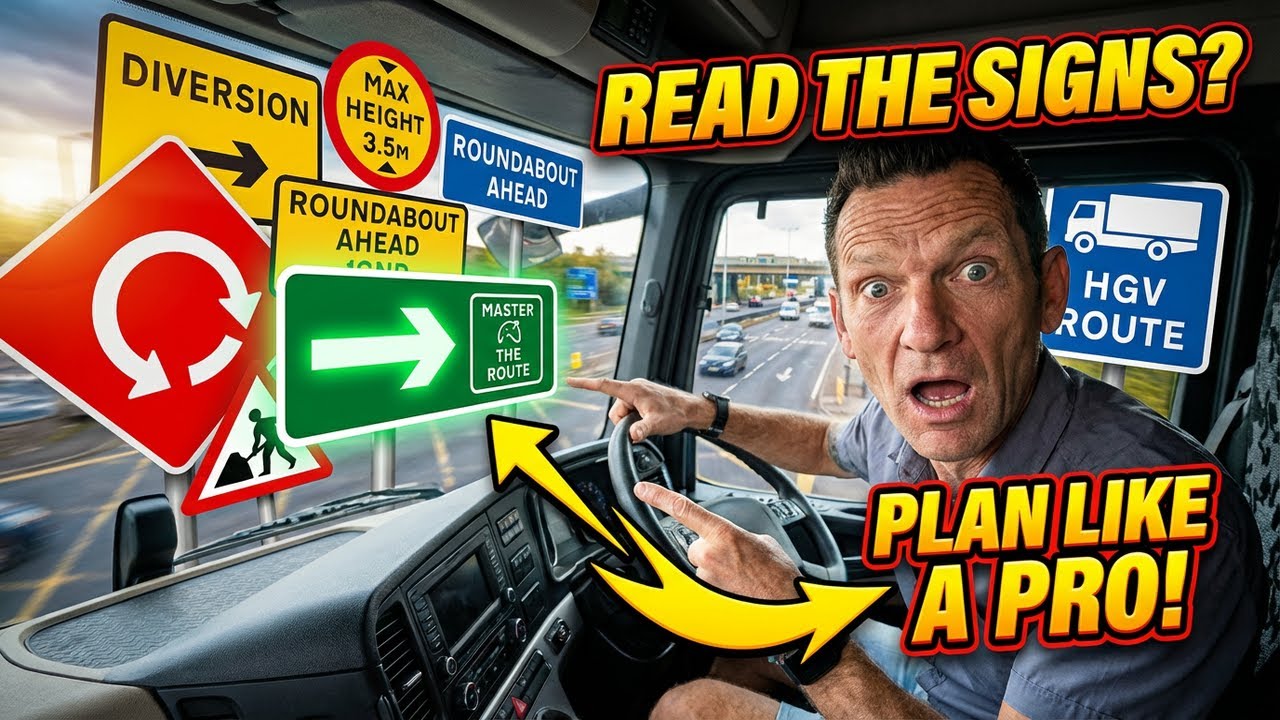 Can You Read the Signs and Plan Like a Pro? Master Independent Driving on Your HGV Test!