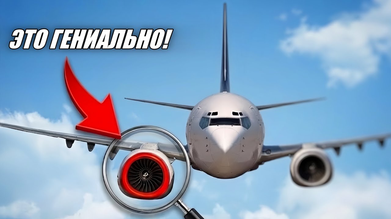 Почему у Boeing 737 такие СПЛЮЩЕННЫЕ Двигатели и шасси БЕЗ СТВОРОК?