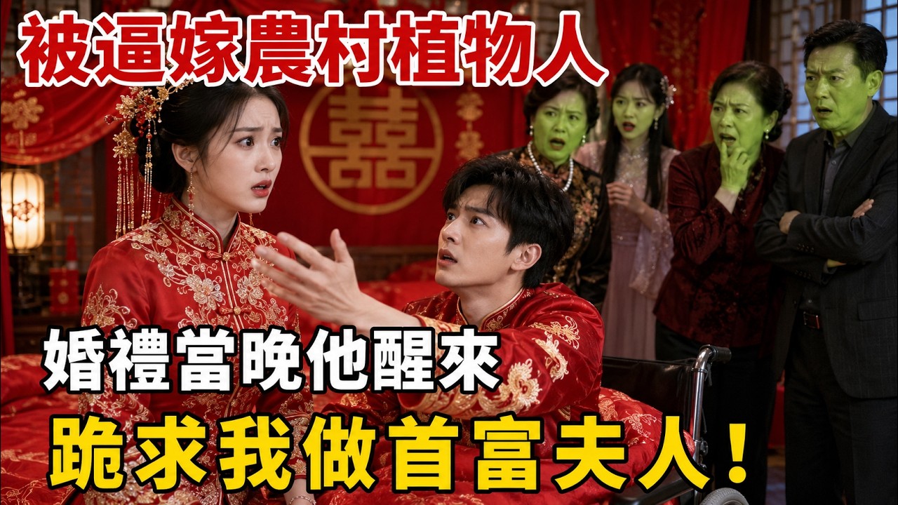 父母溺愛繼妹，逼我嫁給農村植物人，不料新婚夜他醒來，跪求我當他的首富夫人！繼母繼妹臉都綠了#雅婷講故事#為人處世#生活經驗#情感故事#晚年哲理#說故事#完結文#出軌