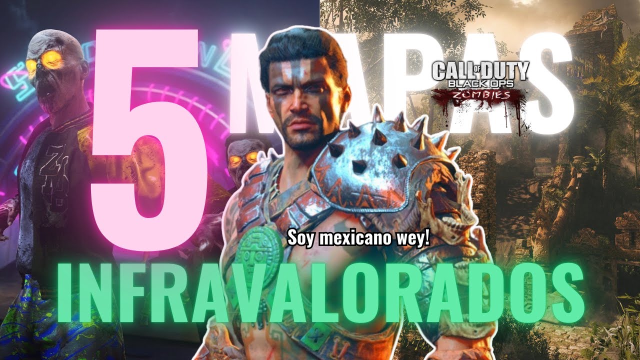 Los 5 Mapas de Zombies MÁS Infravalorados de Call of Duty