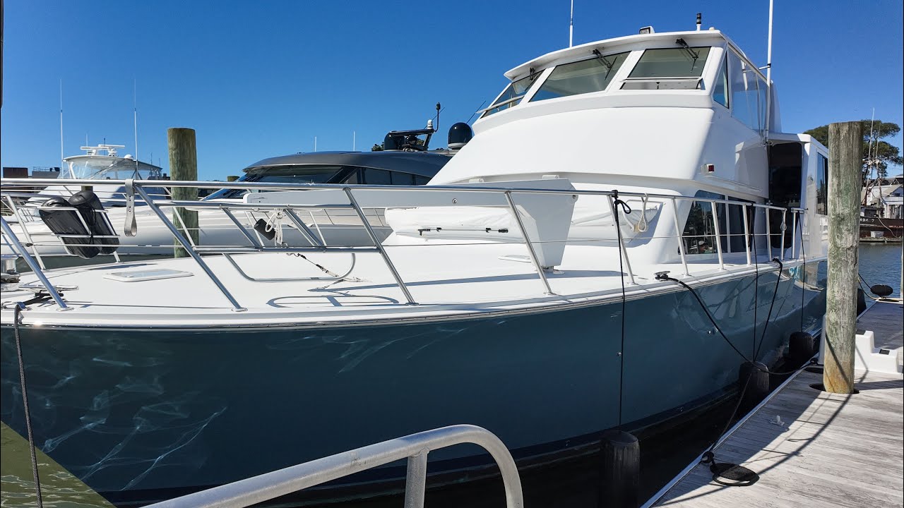 60 Viking Cockpit Sports Yacht 1999 For Sale - 1 World Yachts 