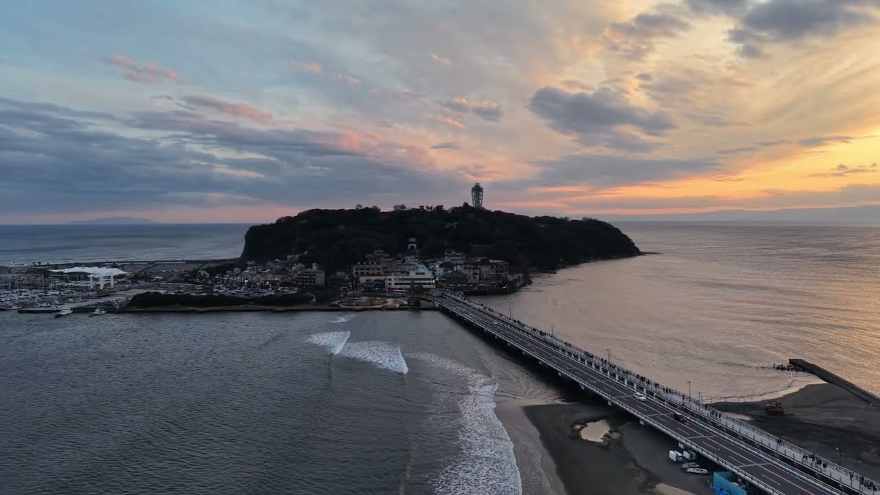 Sunset & Night View at Enoshima