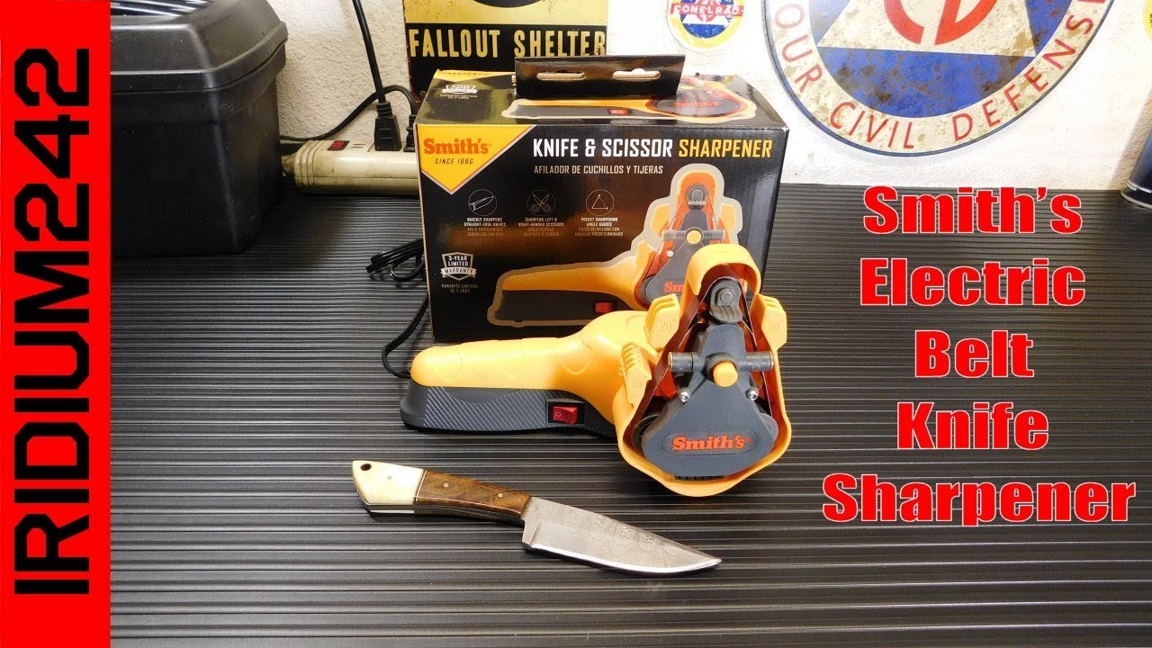 Smith&rsquo;s Electric Belt Knife Sharpener: Easy To Use!
