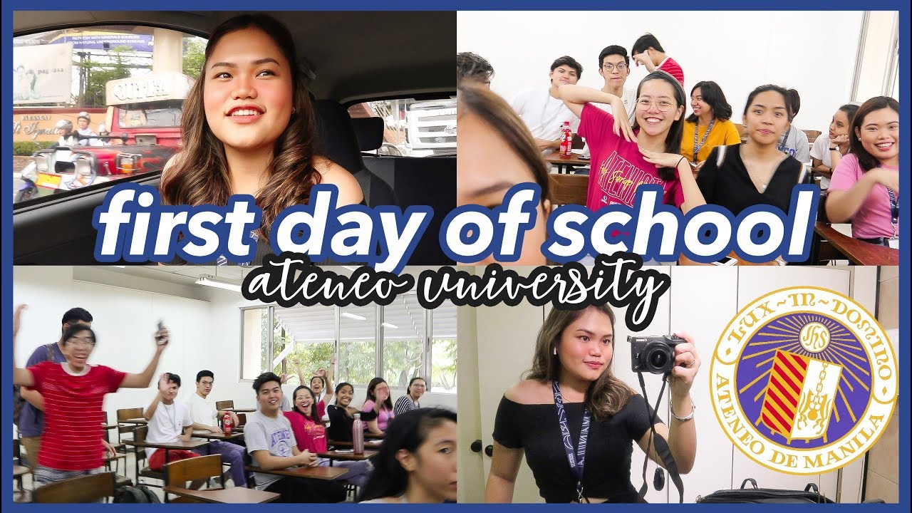 first day of school at ateneo!