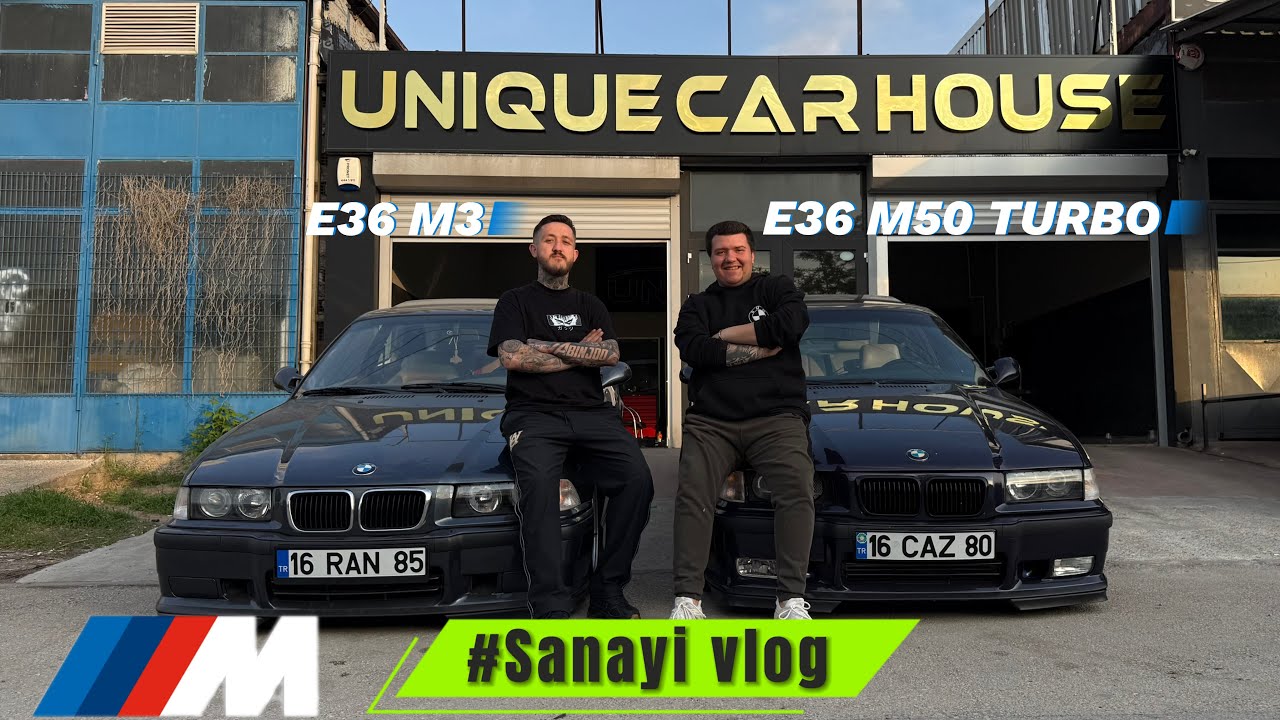 E36 M3 & E36 M50 TURBO - SANAYİ VLOG - ABİNJOO