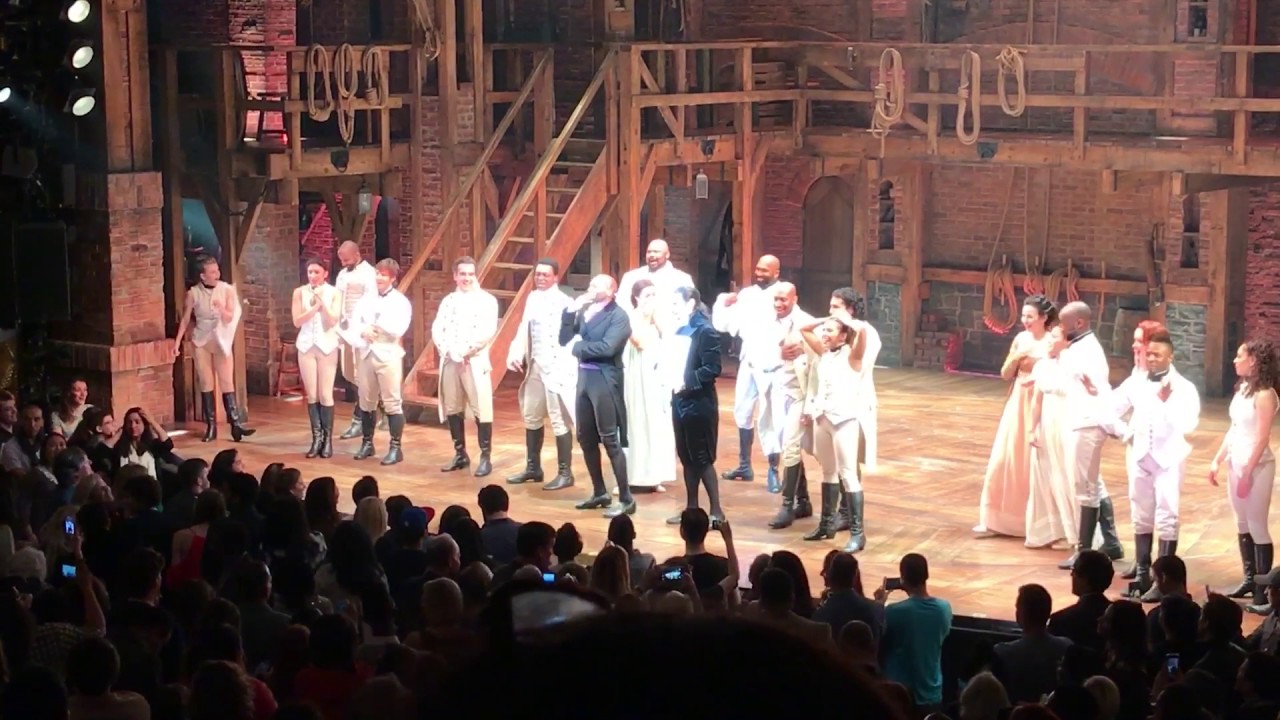 Hamilton on Broadway raises $15k for charity in after show auction! 🙏🏻😍