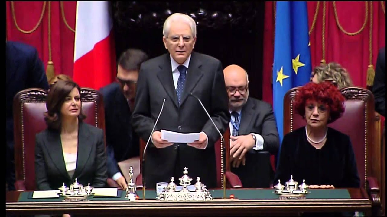 Messaggio del Presidente della Repubblica Sergio Mattarella al Parlamento nel giorno del giuramento
