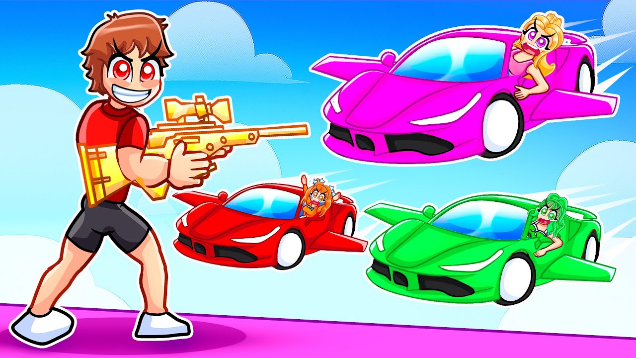 Snipe The FLYING CARS In GTA 5...