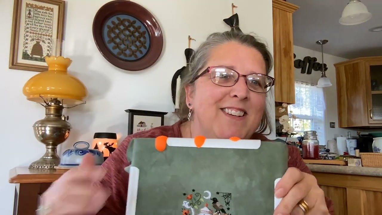 FLOSSTUBE #90: The Northwoods Stitcher - CAMP Stash! Finishes and progress.