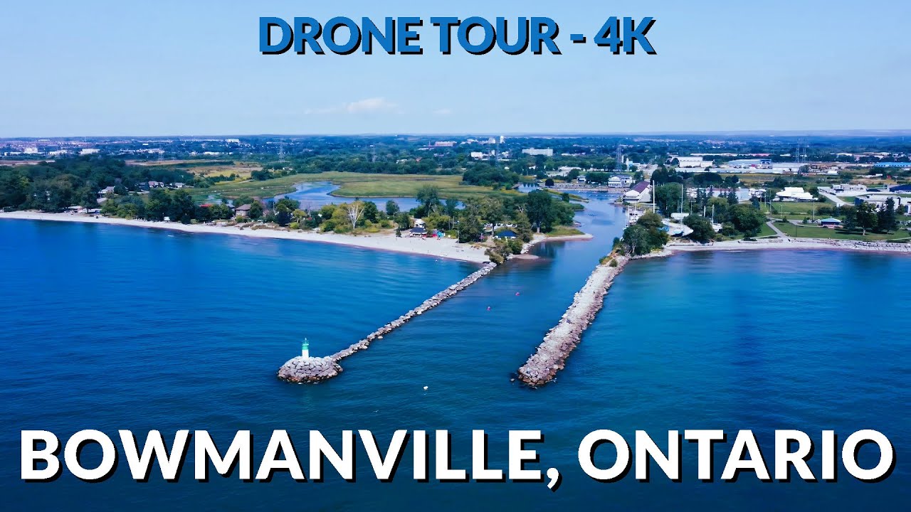 Drone Tour: Bowmanville, Ontario - Urban and Natural Beauty