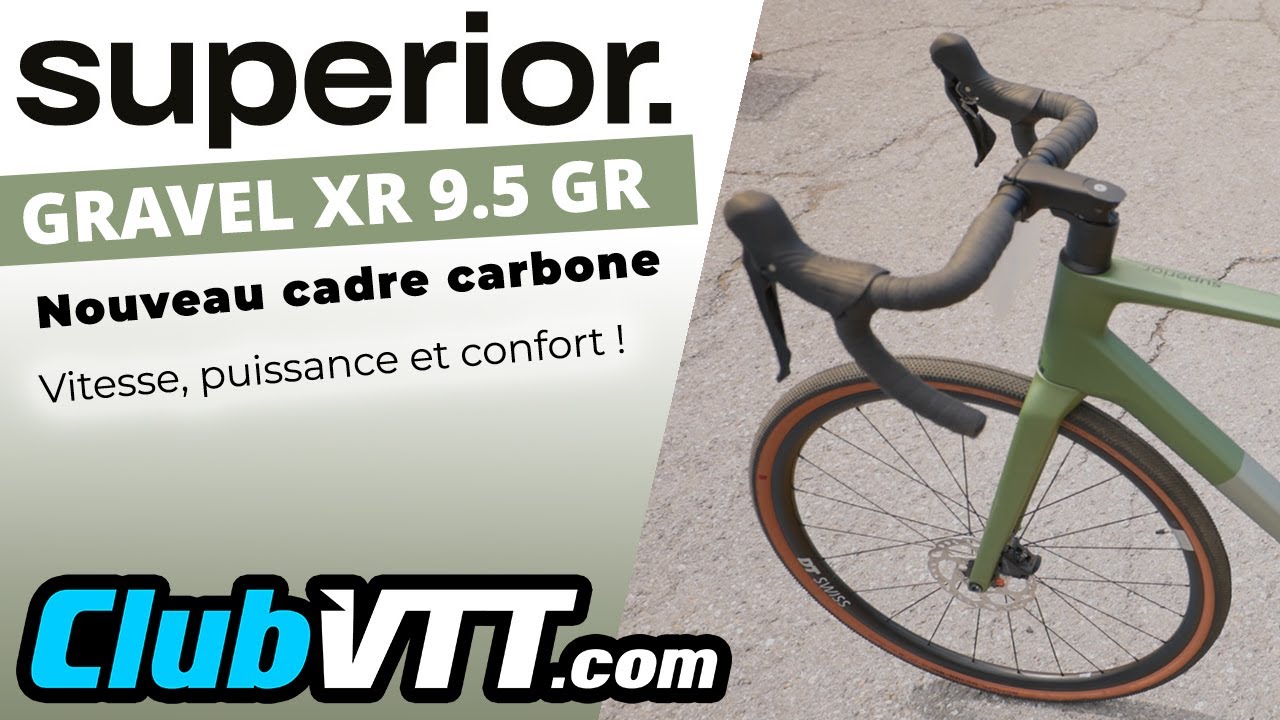Vélo gravel SUPERIOR XR 9.5 GR, découvrez le tout nouveau vélo gravel carbone Superior ! - 789
