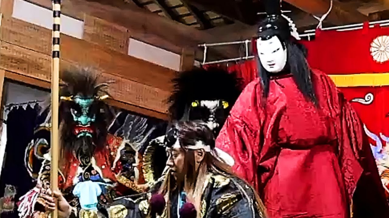 【石見神楽　大江山（前半）】佐野神楽社中2023.10.21～櫛色天蘿箇彦命神社秋季例大祭奉納神楽