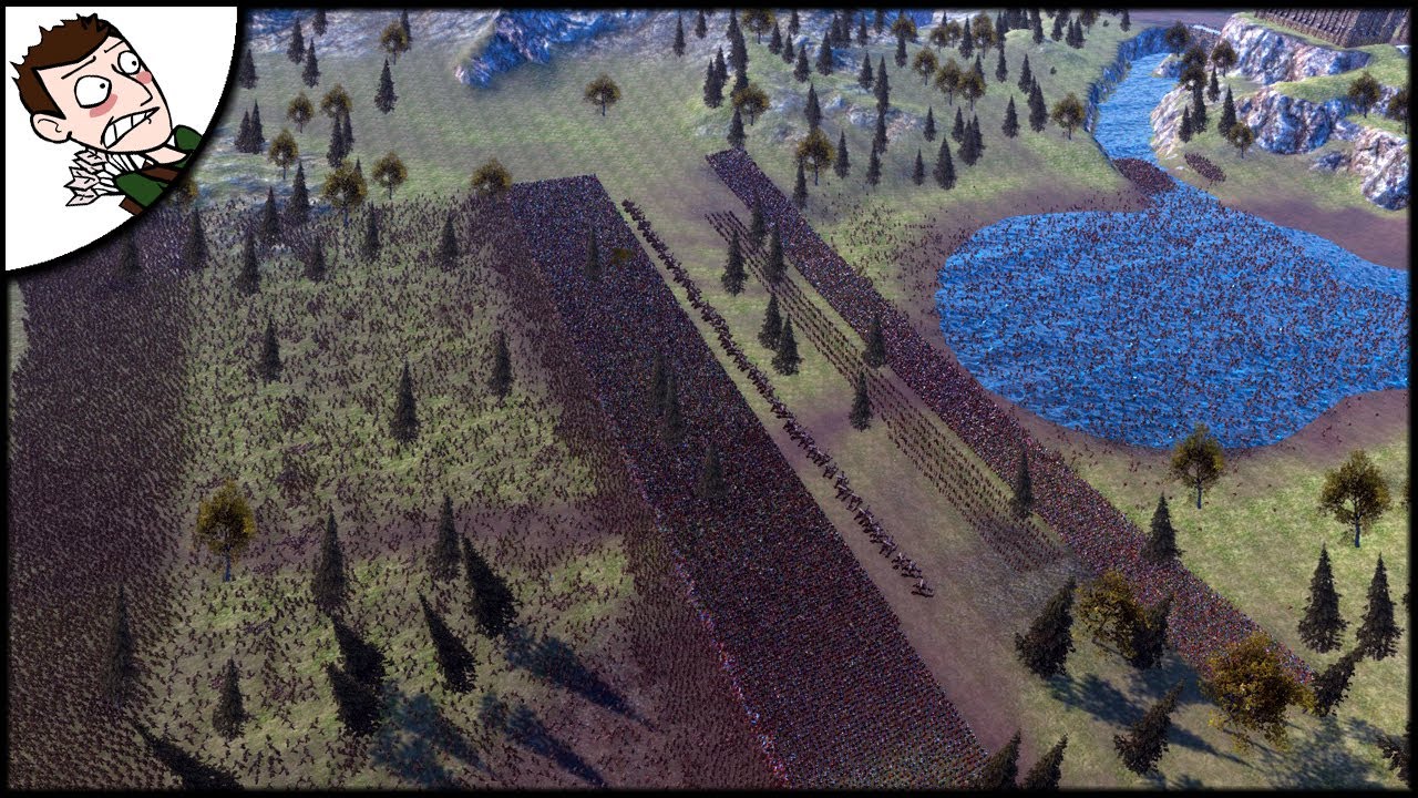 Massive 35000 Gaul v Rome (Battle of Alesia) Ultimate Epic Battle Simulator Gameplay