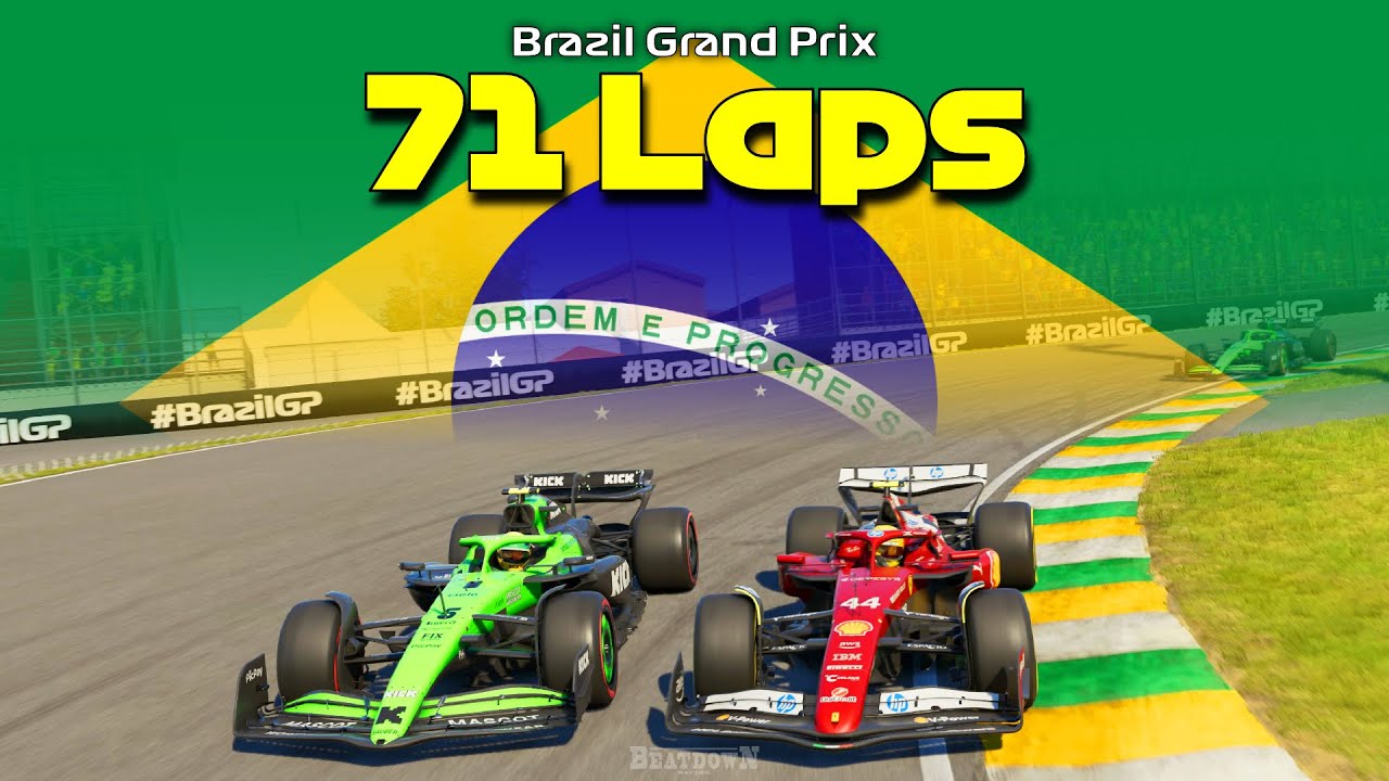 F1 25 - 100% Race Brazil w/ Bortoleto | #BrazilGP 🇧🇷