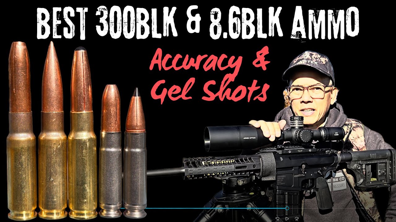 ЛУЧШИЕ БОЕПРИПАСЫ ДЛЯ ВАШИХ ВИНТОВОК 300BLK И 8.6BLK ПРЕДСТАВЛЕНЫ