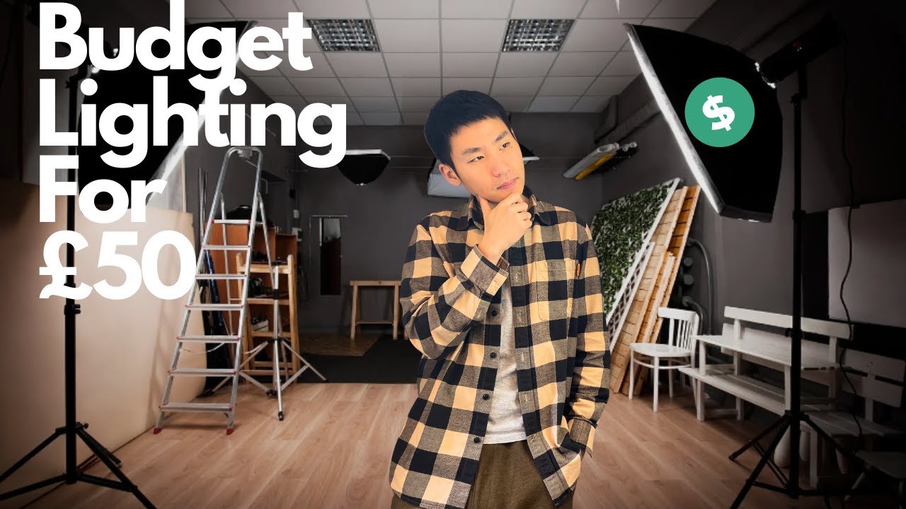 超性价比柔光灯箱! &pound;50 budget lighting for YouTube Beginner!