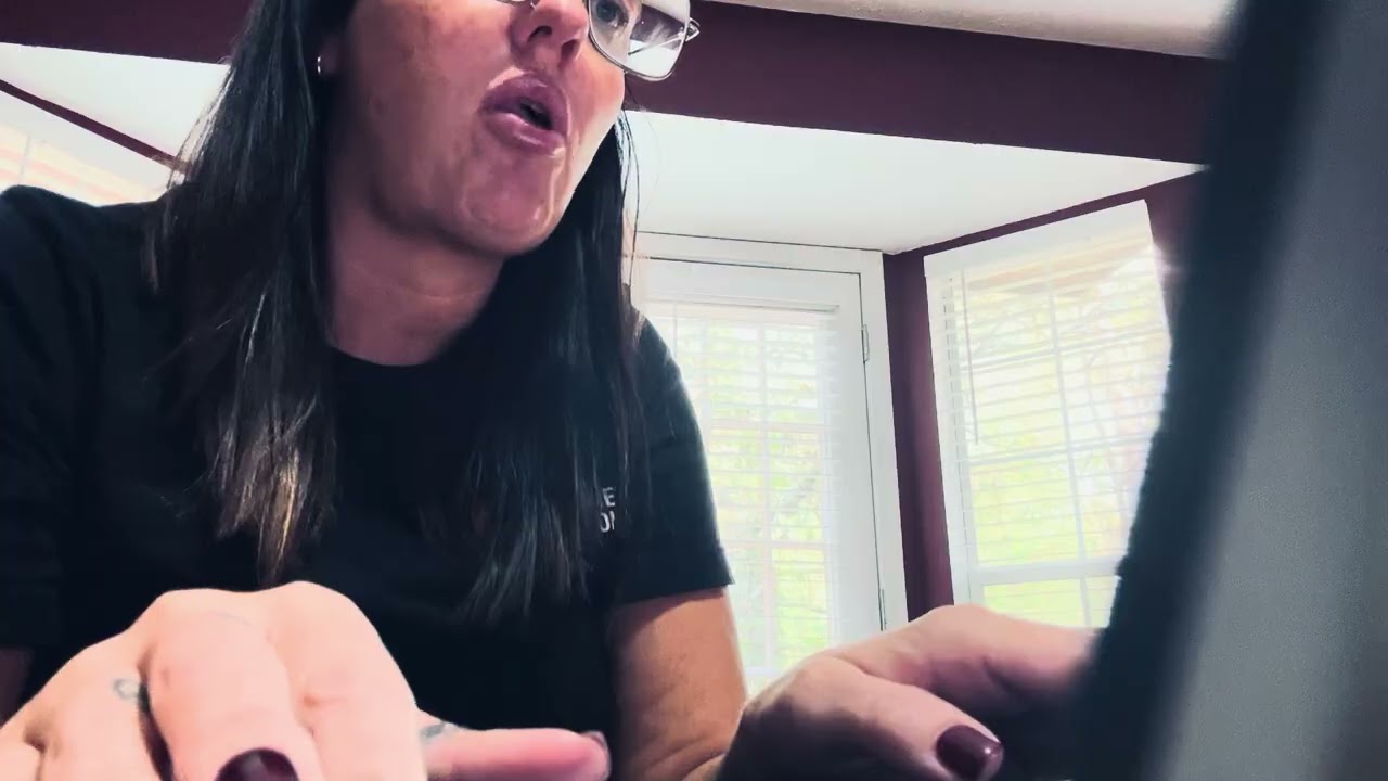 ASMR Gum Chewing and Typing *no talking*