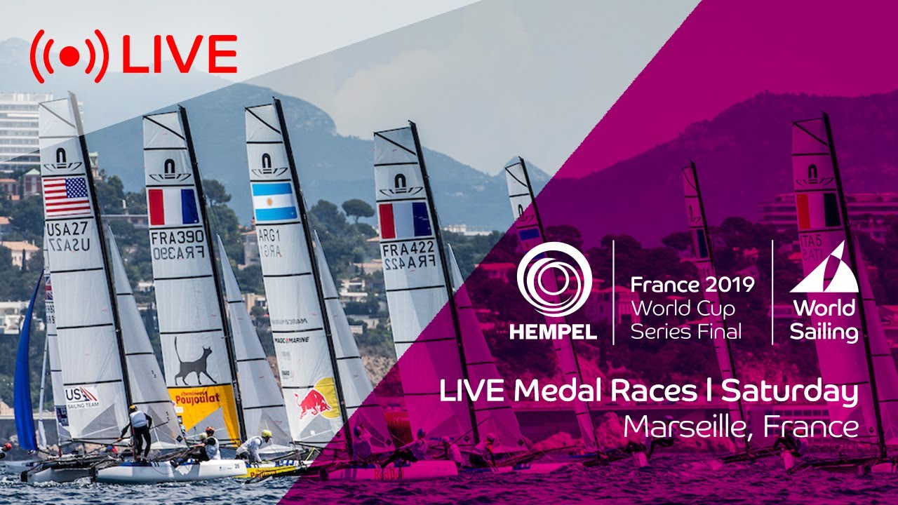 LIVE | Medal Races | Hempel World Cup Series Final Marseille 2019 | Saturday 8 June