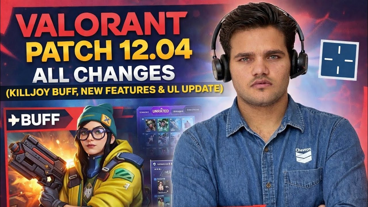VALORANT Patch 12.04 - All Changes (Killjoy Buff, New Features & Ul Update)