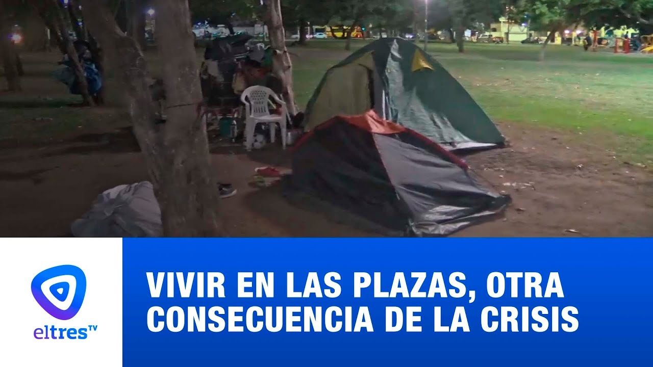 Vivir en las plazas, otra de las consecuencias de la crisis económica